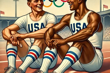 Jesse Owens and Luz Long